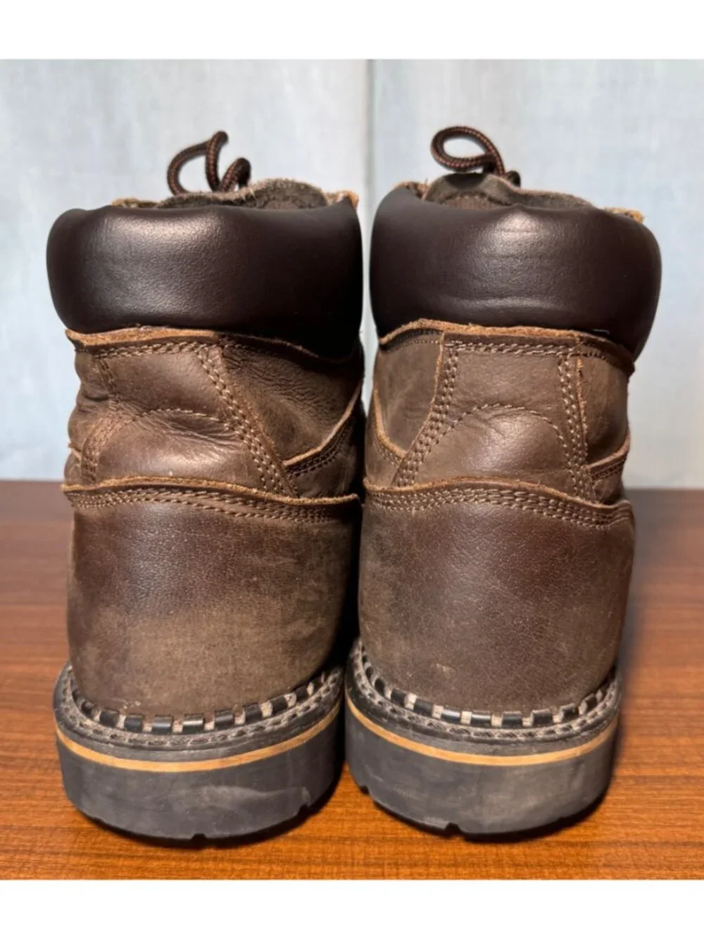 McRae Industrial Men's size 14 Brown Leather Lace-Up Work Boots